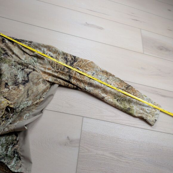 Cabela's Shirt Mens XL Camo Zonz Western Long Sleeve Hunting Zip Pocket - Picture 9 of 11